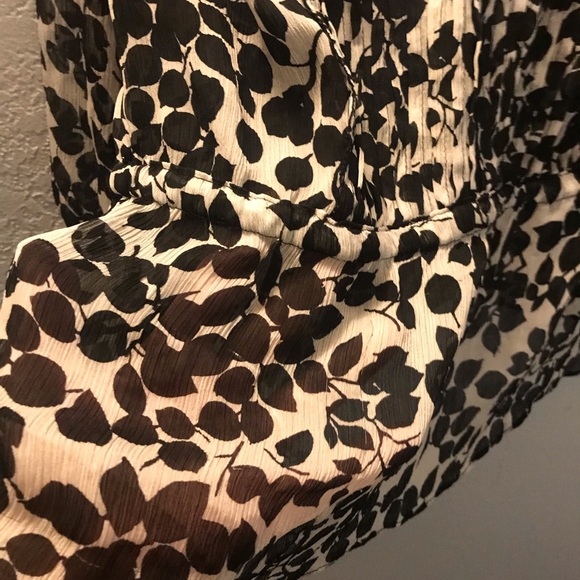 Black and white sheer blouse by George 2x - Picture 3 of 6